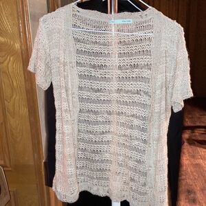 Maurices Cream Knit Cardigan